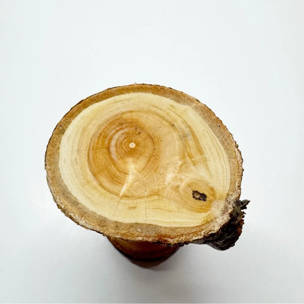 Hand Crafted Wood Spindle Bud Vase S3